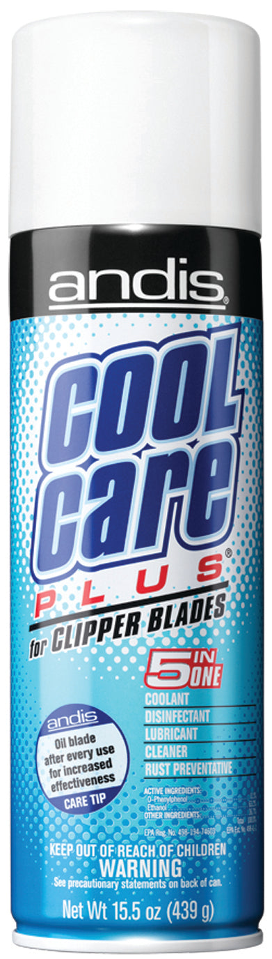 ANDIS COOL CARE PLUS FOR CLIPPER BLADES SPRAY 15.5OZ – This Is It Hair World