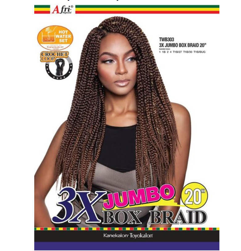 AFRI - TWB303 3X JUMBO BOX BRAID 20 – This Is It Hair World