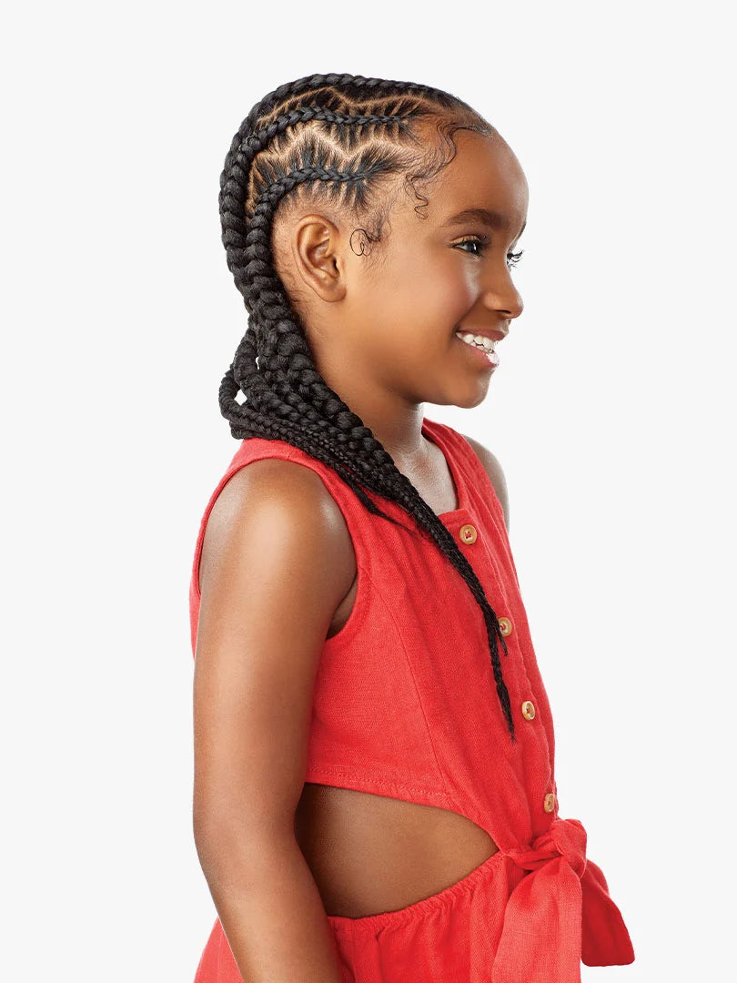 SENSATIONNEL - 3X X-PRESSION KIDS PRE-STRETCHED BRAIDING HAIR  28″