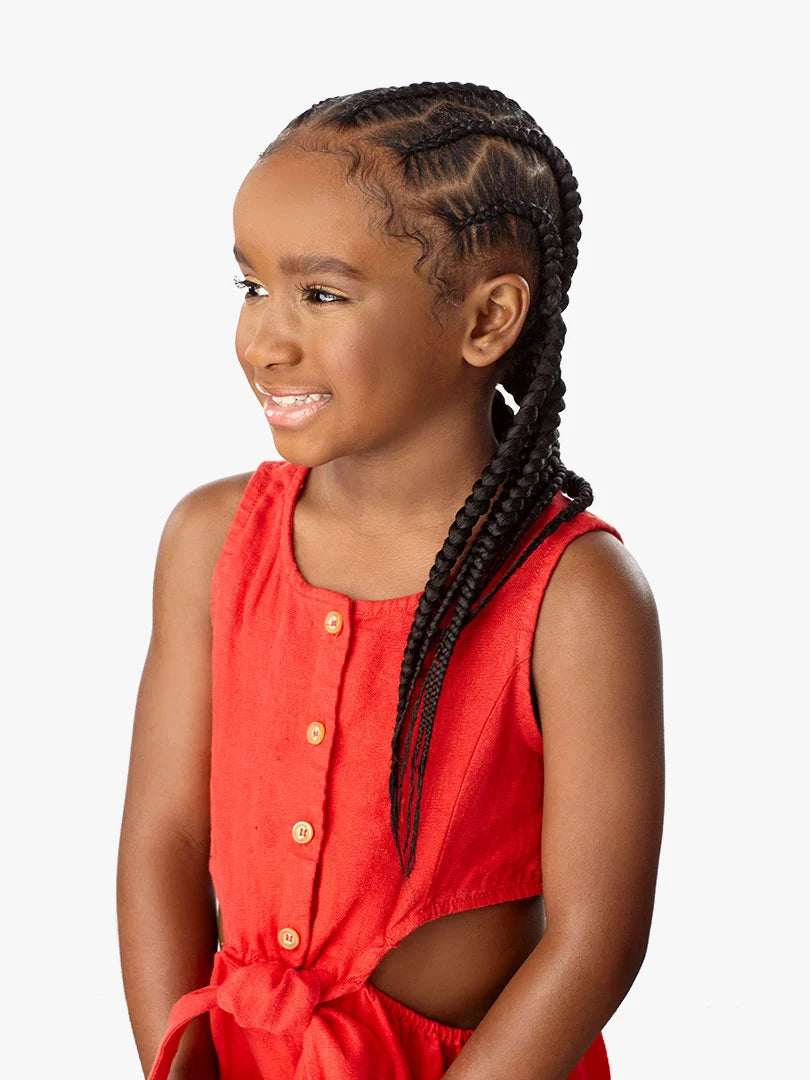 SENSATIONNEL - 3X X-PRESSION KIDS PRE-STRETCHED BRAIDING HAIR  28″