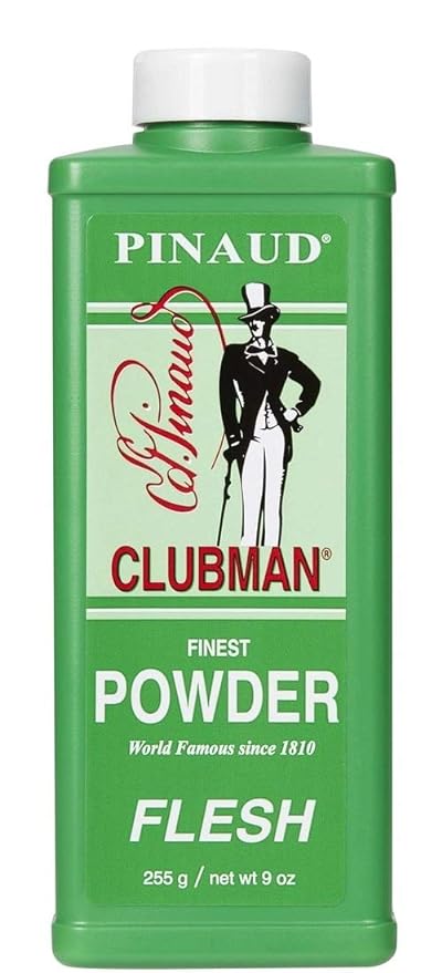 CLUBMAN PINAUD FINEST POWDER IN FLESH, CLASSIC DEODORIZING POWDER FOR MEN