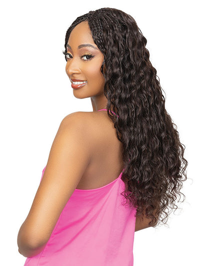 JANET COLLECTION BOUNCY CURL BULK 18&quot; CROTCHET HUMAN BRAIDING HAIR