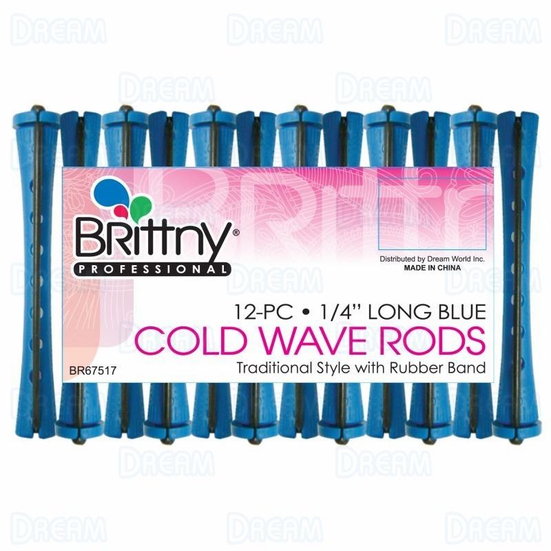 BRITTNY COLD WAVE LONG RODS 1/4&quot;  12 PIECES