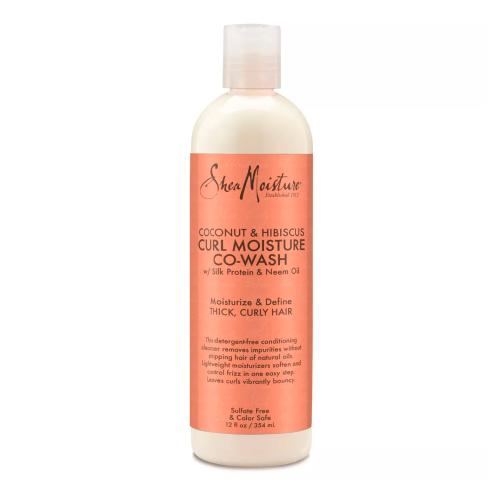 SHEA MOISTURE COCONUT &amp; HIBISCUS CURL MOISTURE CO-WASH  (12OZ)