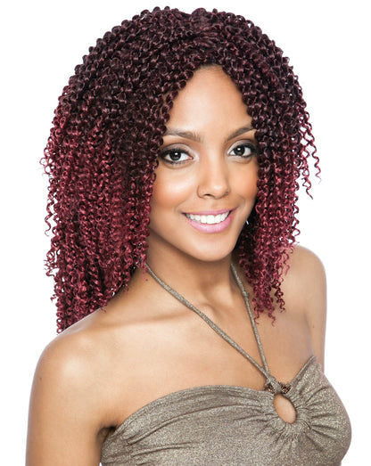 AFRI - CB18 - 2X 3C NATURAL CORK SCREW 10&quot; CROCHET BRAIDING HAIR