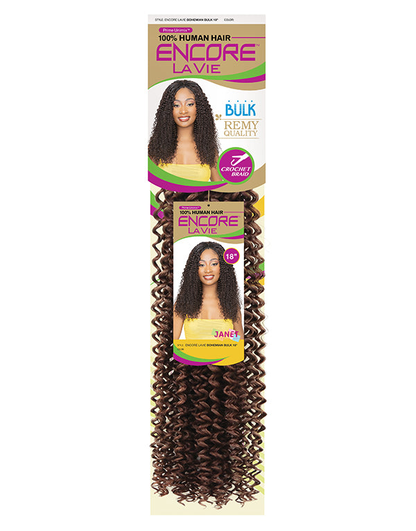 ENCORE LA VIE BOHEMIAN BULK 18&quot; BRAIDING HAIR