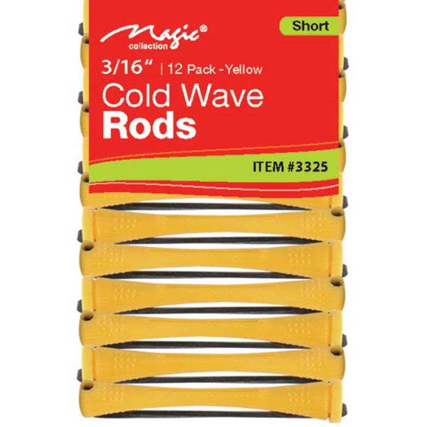 MAGIC COLLECTION COLD WAVE SHORT RODS 13/16&quot;  12 PIECES