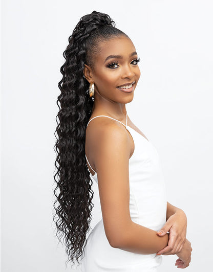 JANET ESSENTIALS  - REMY ILLUSION PONYTAIL  WAVE  32″