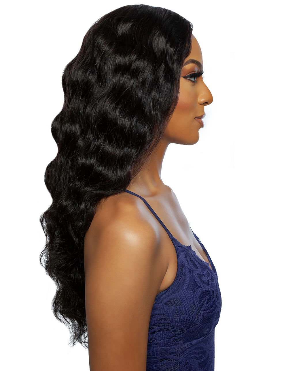 Human hair full 2024 lace wig loose wave