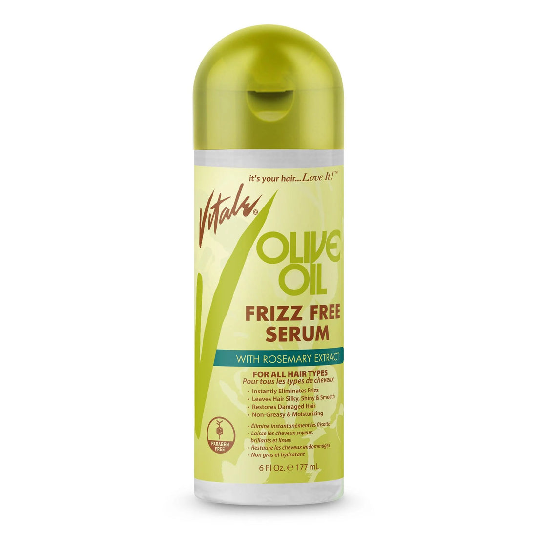 VITALE OLIVE OIL FRIZZ FREE SERUM (6OZ)