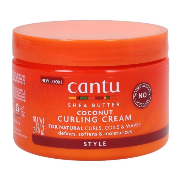 CANTU NATURAL SHEA BUTTER COCONUT CURLING CREAM (12OZ)