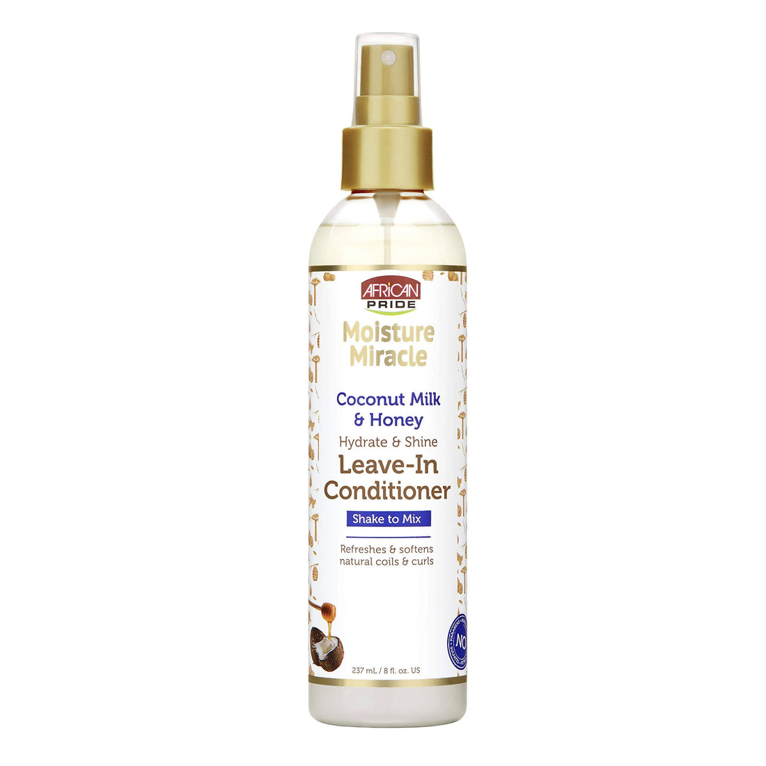 AFRICAN PRIDE MOISTURE MIRACLE COCONUT MILK &amp; HONEY LEAVE-IN CONDITIONER