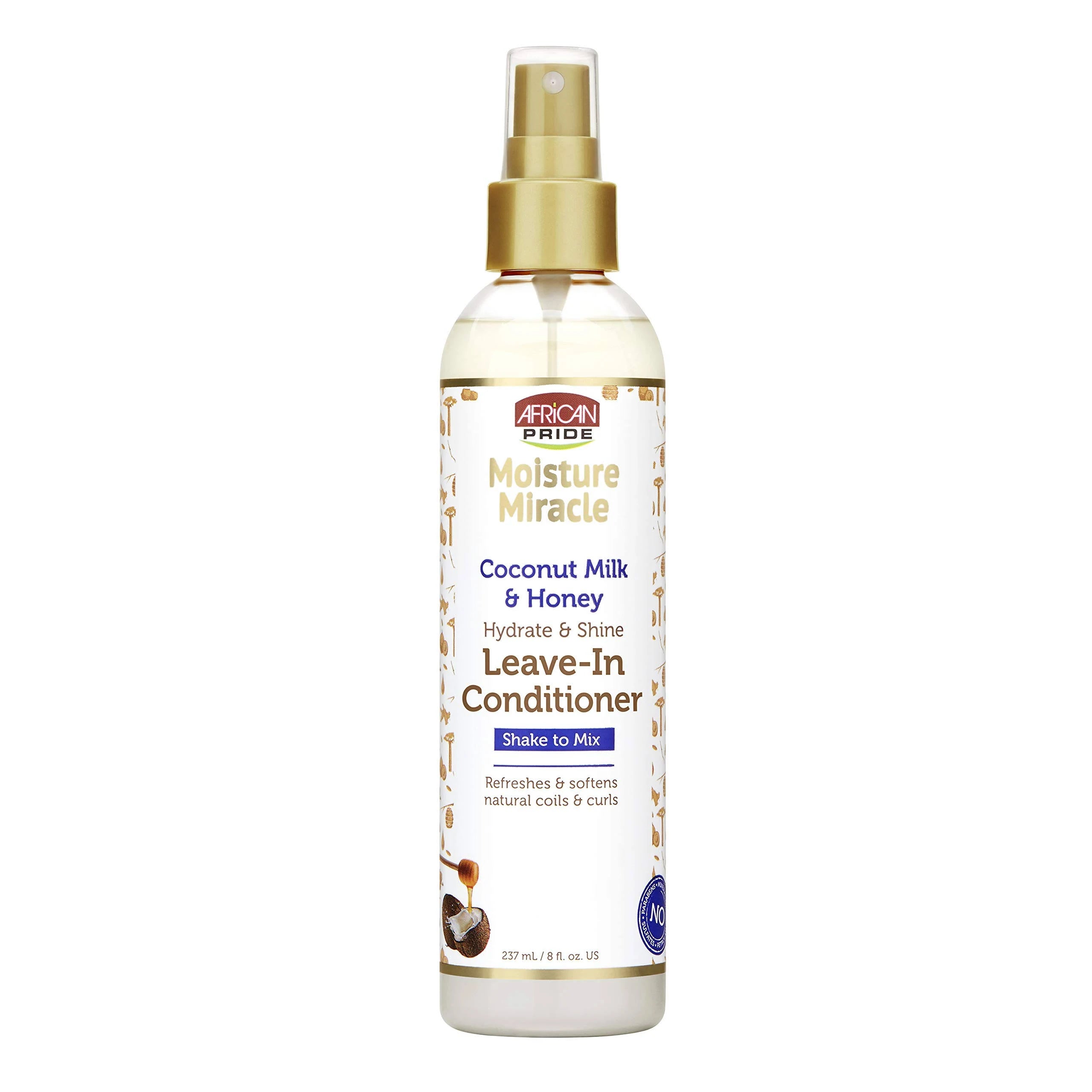 AFRICAN PRIDE MOISTURE MIRACLE COCONUT MILK &amp; HONEY LEAVE-IN CONDITIONER