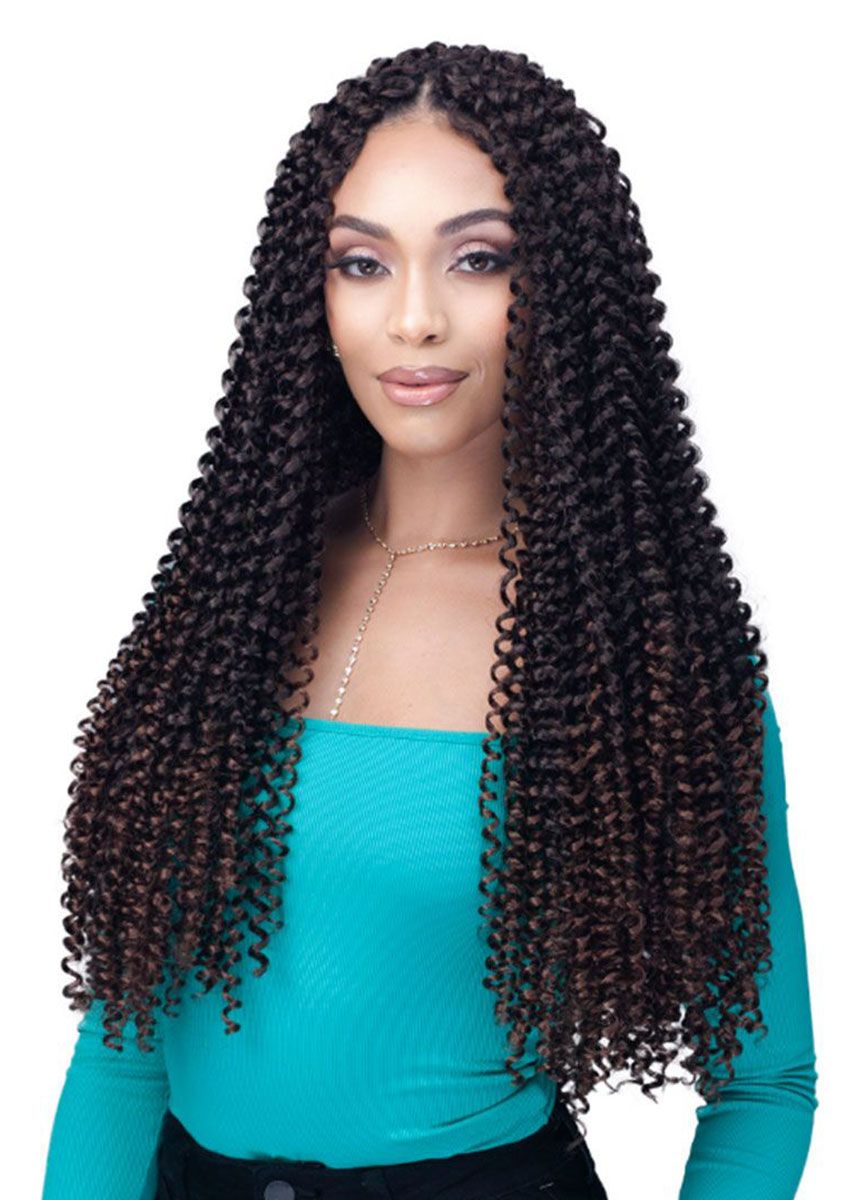 B0BBIBOSS - 3X BRAZILIAN SOFT WATER WAVE 18&quot; CROCHET BRAIDING HAIR