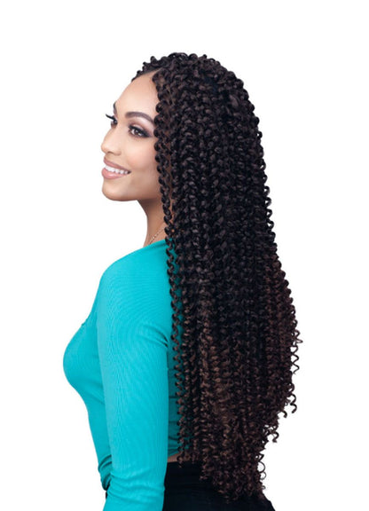 B0BBIBOSS - 3X BRAZILIAN SOFT WATER WAVE 18&quot; CROCHET BRAIDING HAIR