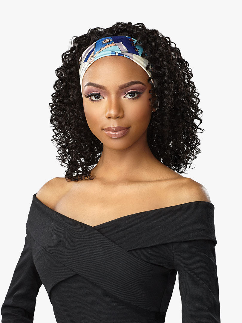 SENSATIONNEL 10A BOHEMIAN 14&quot; HEADBAND WIG