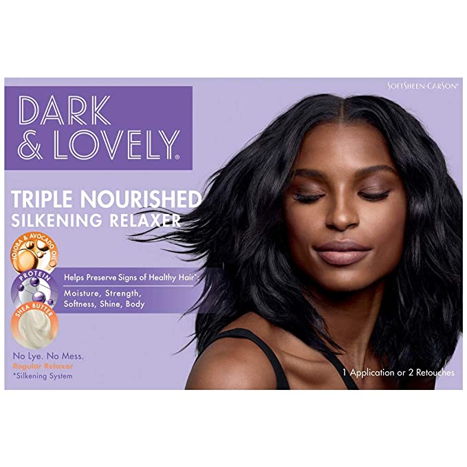 SOFTSHEEN CARSON  DARK &amp; LOVELY TRIPLE NOURISHED SILKENING RELAXER KIT