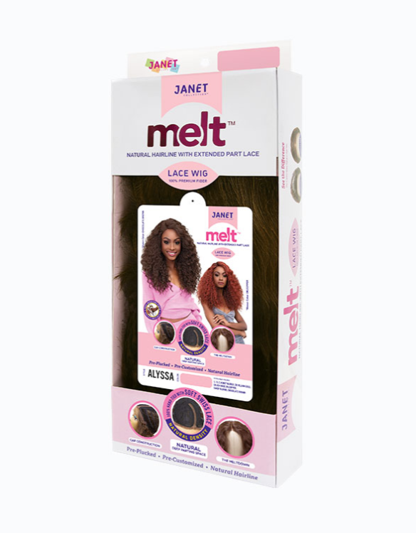 JANET COLLECTION MELT EXTENDED PART LACE WIG - ALYSSA