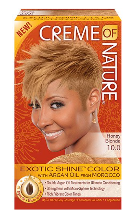 CREME OF NATURE EXOTIC SHINE COLOR PERMANENT HAIR WITH ARGAN OIL