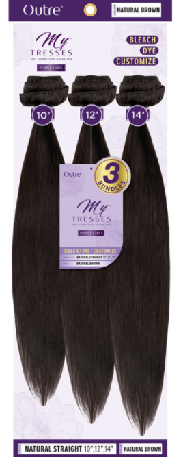 OUTRE - MYTRESSES PURPLE LABEL - NATURAL STRAIGHT WEAVING HAIR