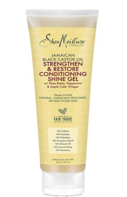 SHEA MOISTURE®JAMAICAN BLACK CASTOR OIL STRENGTHEN &amp; RESTORE HIGH SHINE POLISHING GEL