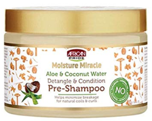 AFRICAN PRIDE MOISTURE MIRACLE PRE-SHAMPOO 12 Oz