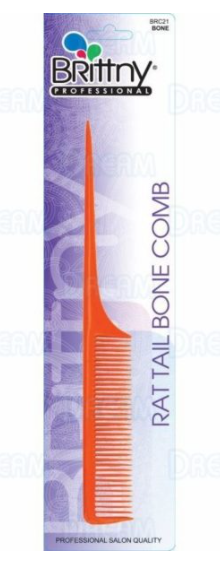 BRITTNY RAT TAIL BONE COMB