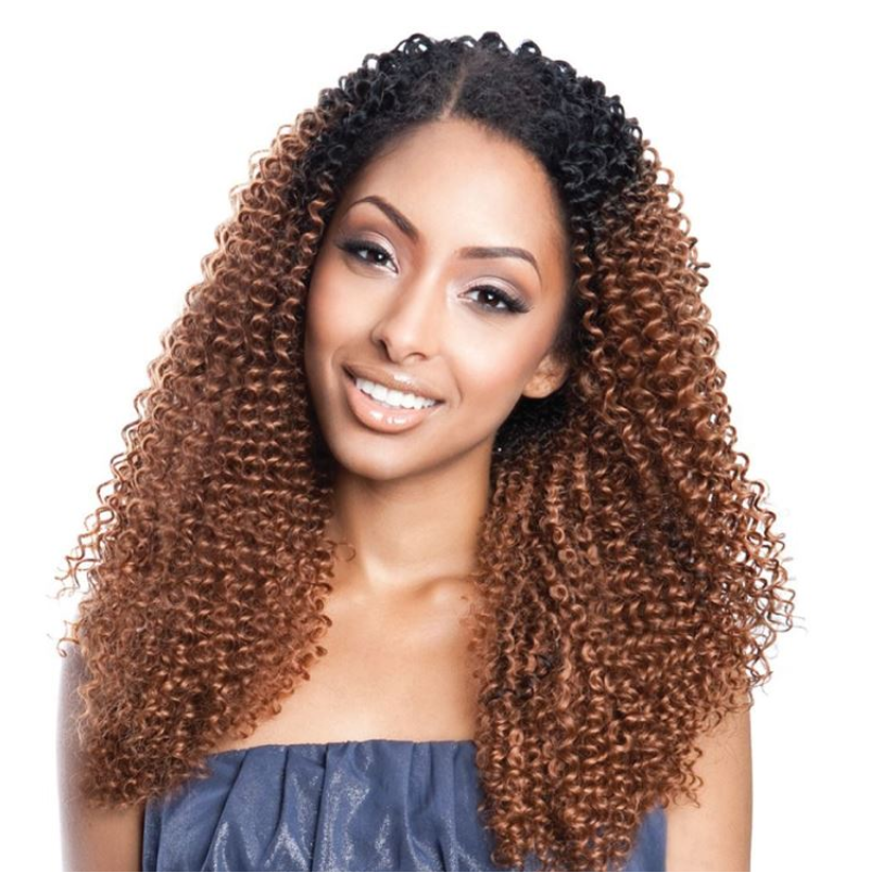 Deep Wave Ripple Curly Hair Extensions Braids Jerry Curly Ombre