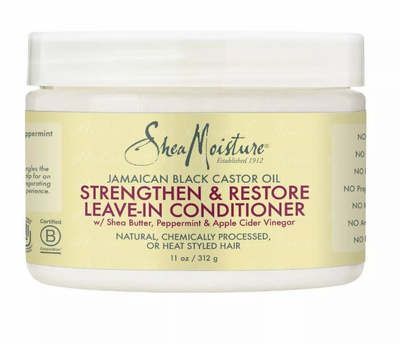 SHEA MOISTURE®JAMAICAN BLACK CASTOR OIL STRENGTHEN &amp; RESTORE LEAVE-IN CONDITION (11.5OZ)