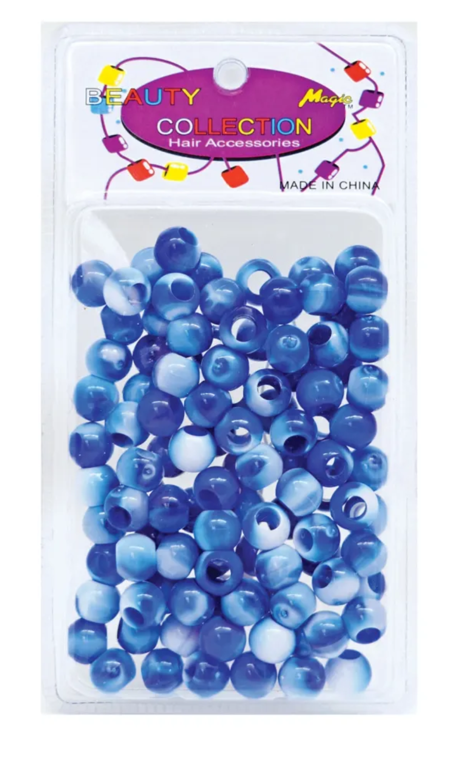 MAGIC COLLECTION  - 2 TONE ROUND BEAD - LARGE PACKET