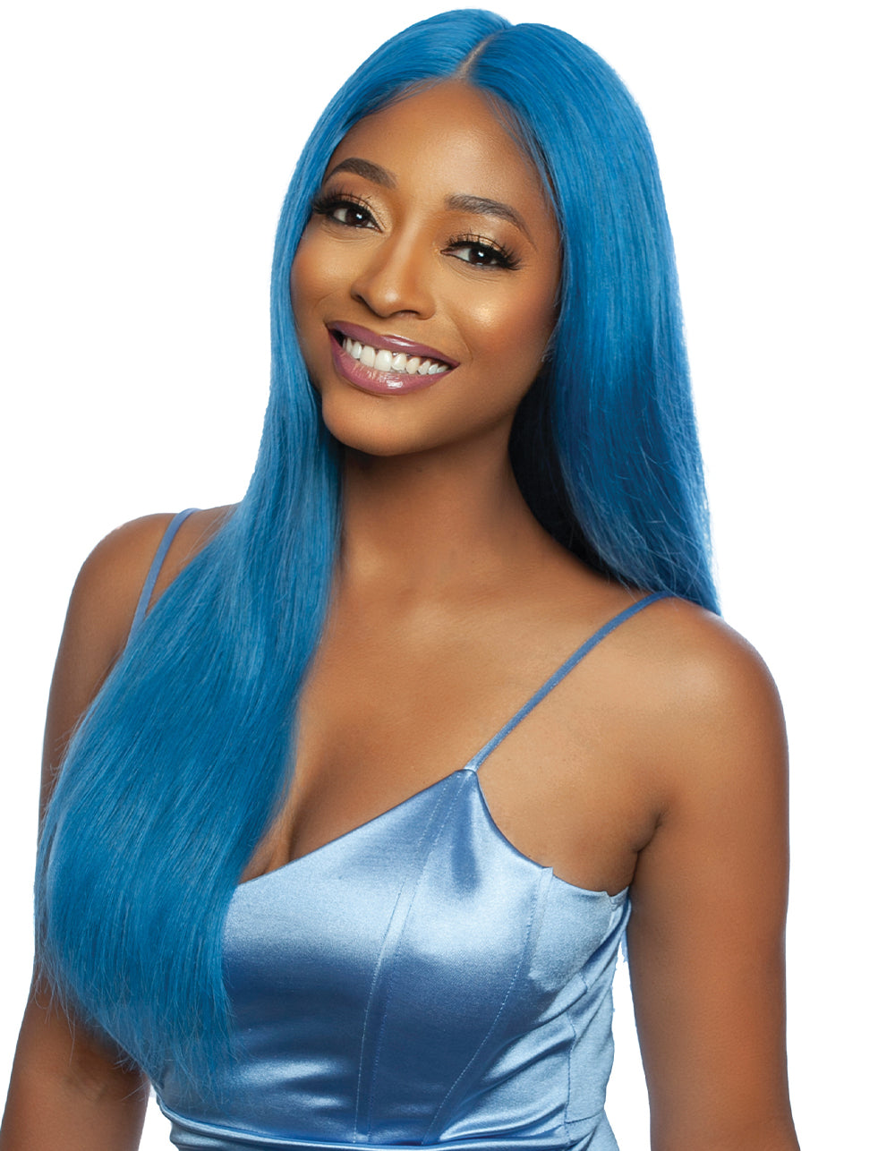 TRILL -  TROC204 - 13A COBALT BLUE STRAIGHT 20” WIG